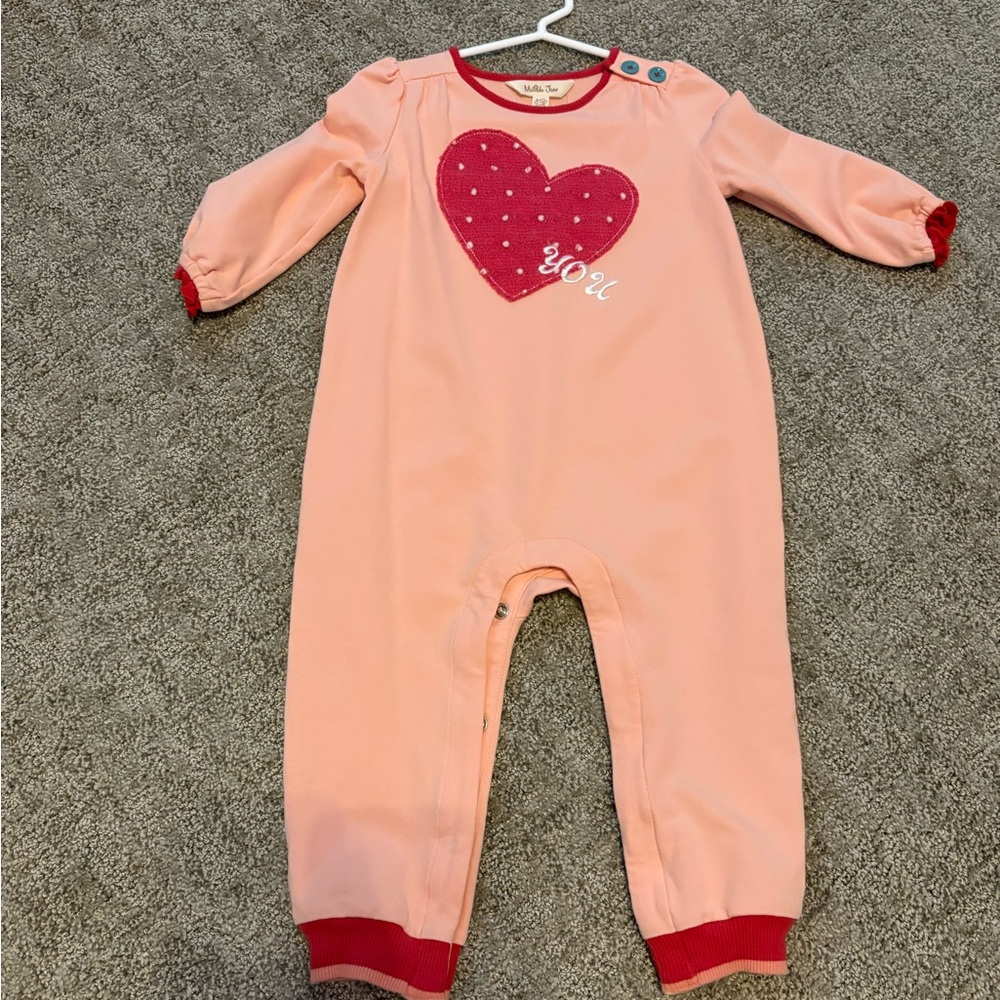 Matilda Jane Pink Heart Romper